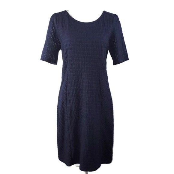 Anthropologie Dresses & Skirts - Anthropologie Maeve Navy Blue Stretch Dress